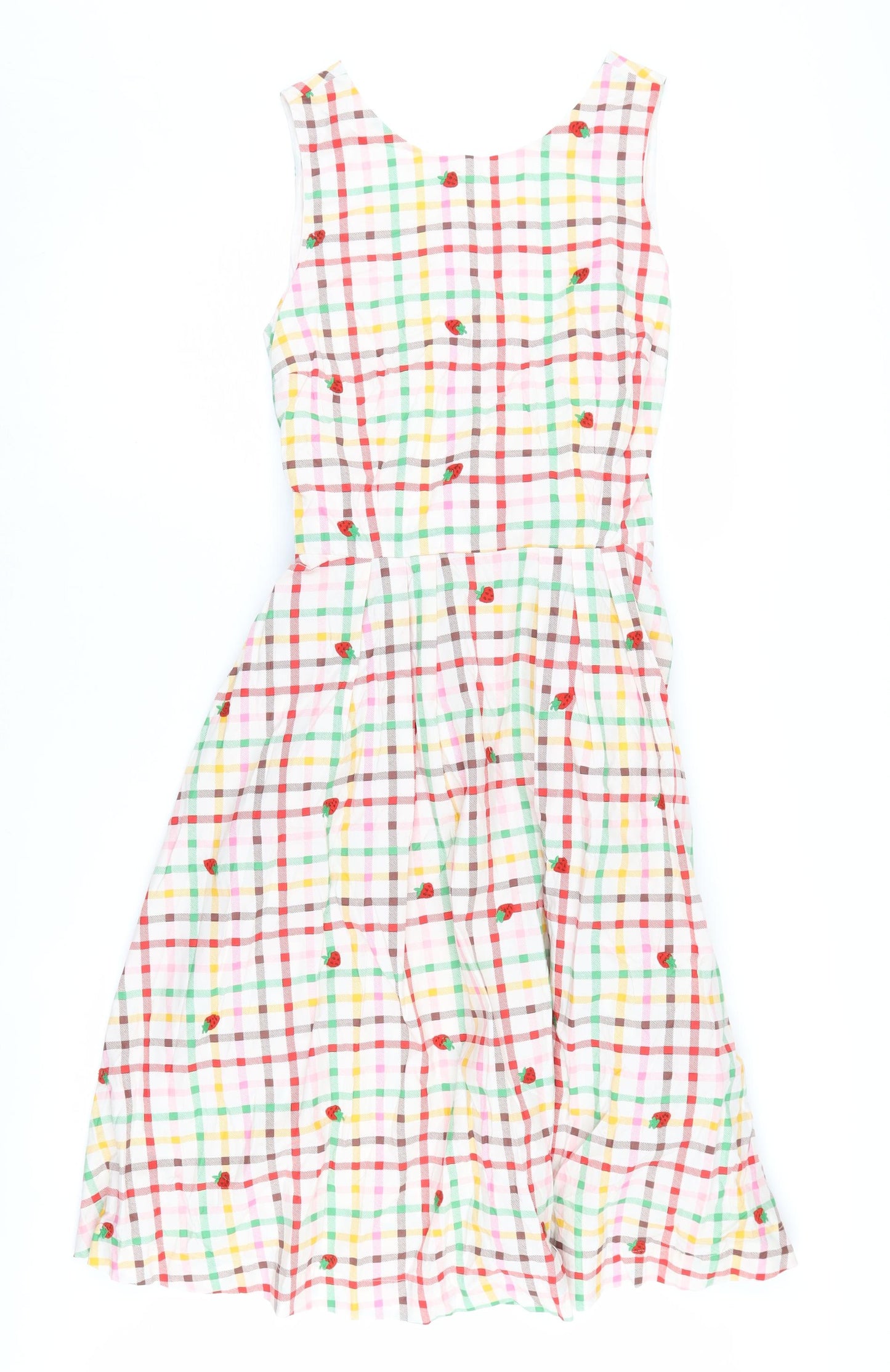 Cath Kidston Women’s Multicoloured Check Dress, Size 10