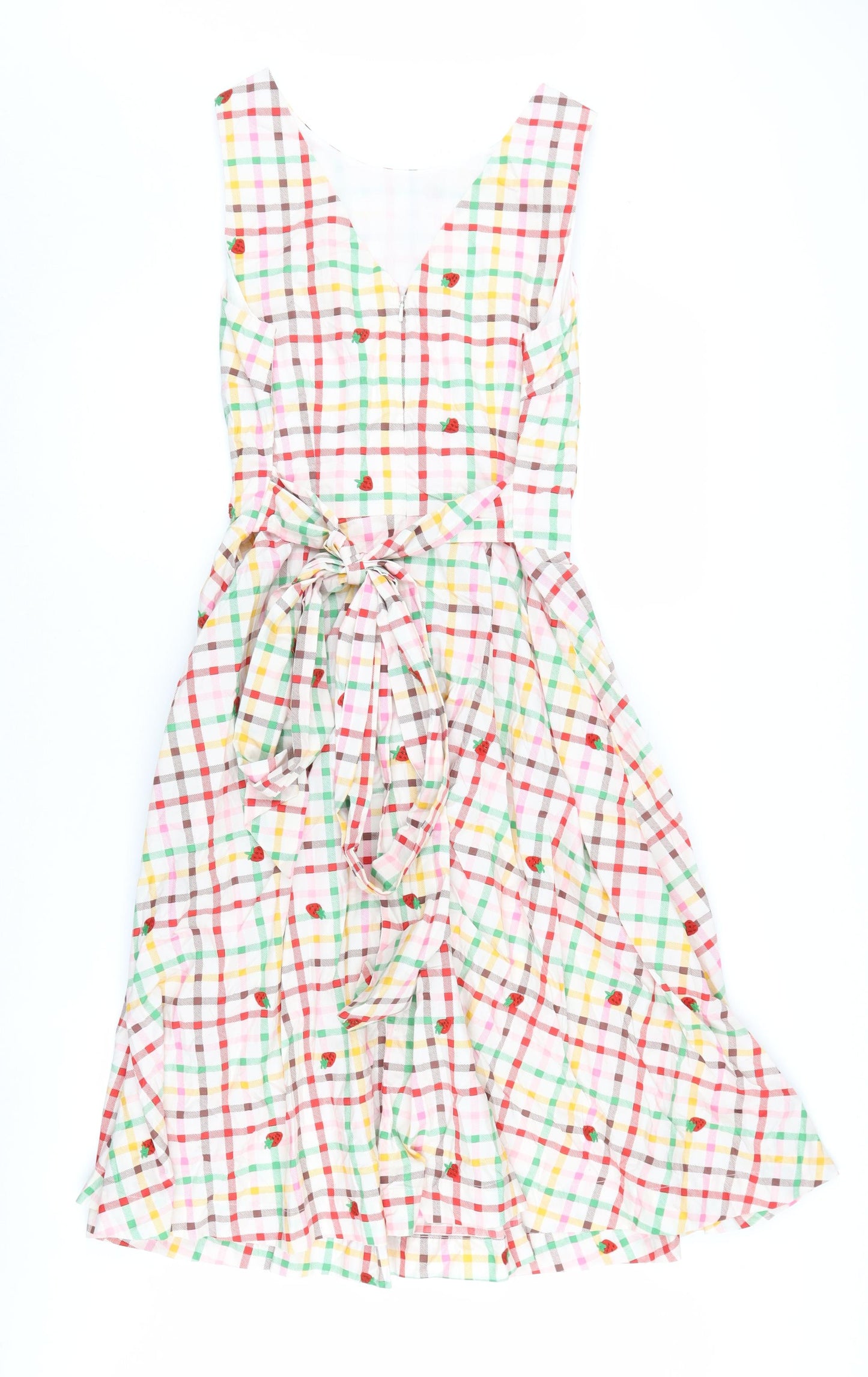Cath Kidston Women’s Multicoloured Check Dress, Size 10