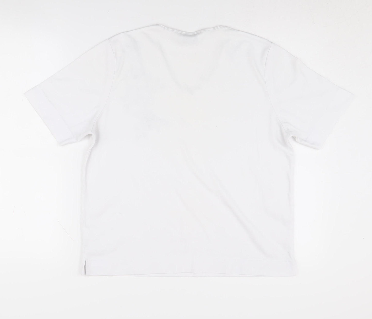 TIGI WEAR Women's White Floral V-Neck T-Shirt L