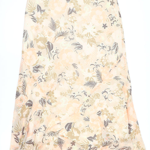 Marks and Spencer Women's Multicoloured Floral Skirt Size 18