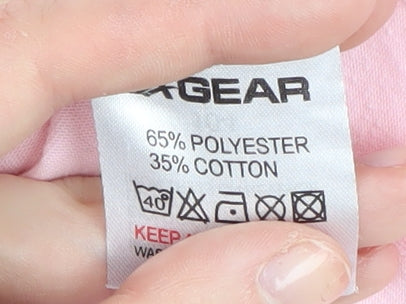 LA Gear Women's Pink V-Neck Sleeveless Tank Top