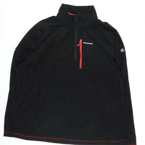 Craghoppers Men's Black 2XL Pullover Fleece with Zip