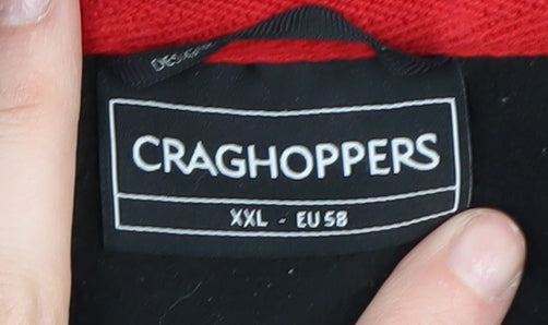 Craghoppers Men's Black 2XL Pullover Fleece with Zip