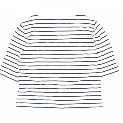 Jasper Conran Women's Striped Pullover Jumper Size 14