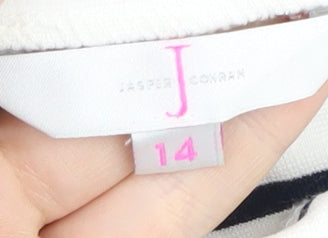 Jasper Conran Women's Striped Pullover Jumper Size 14