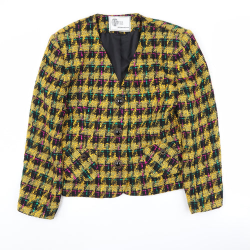 Style Incorporated Women's Multicoloured Blazer Size 14