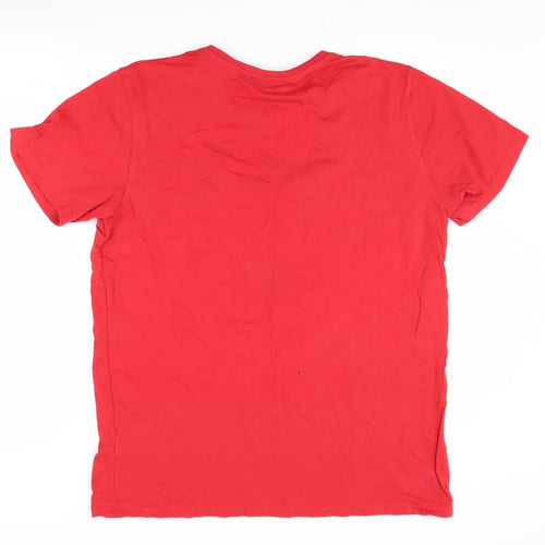 Regatta Men's Red Crew Neck T-Shirt L