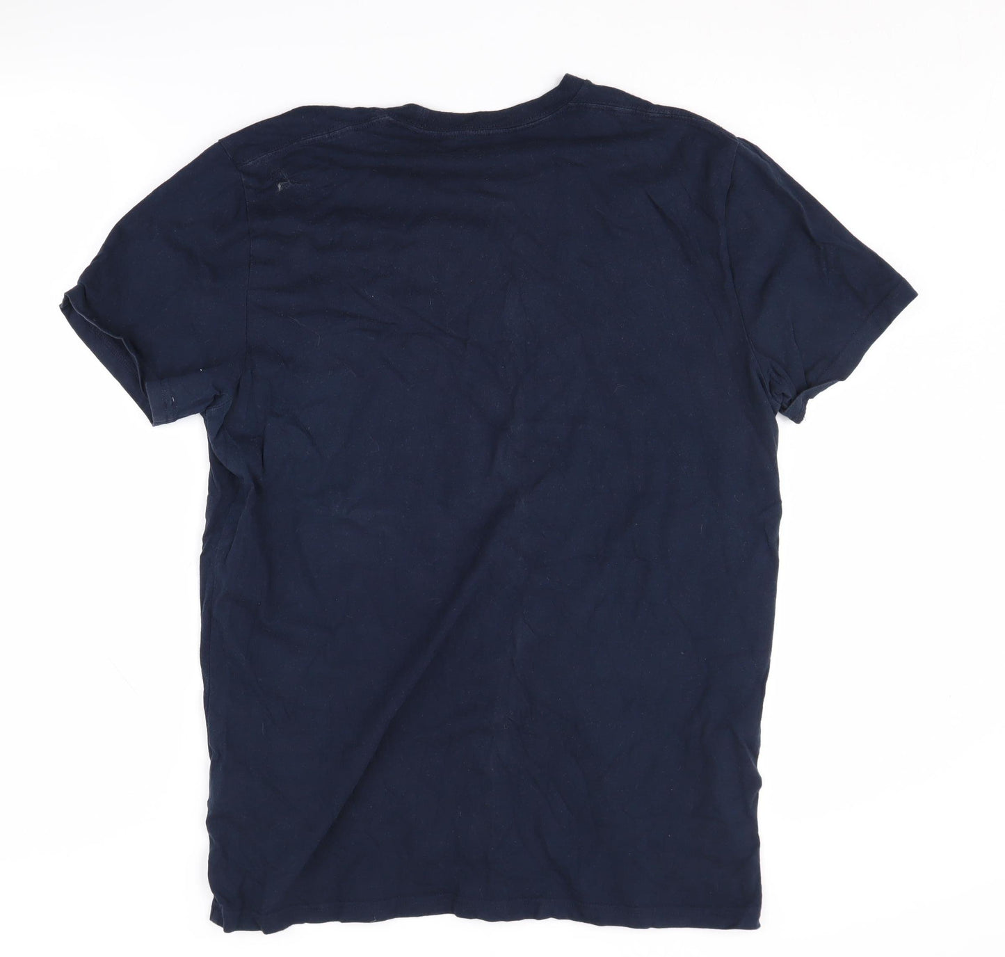 Hollister Men’s Blue Crew Neck T-Shirt Size L