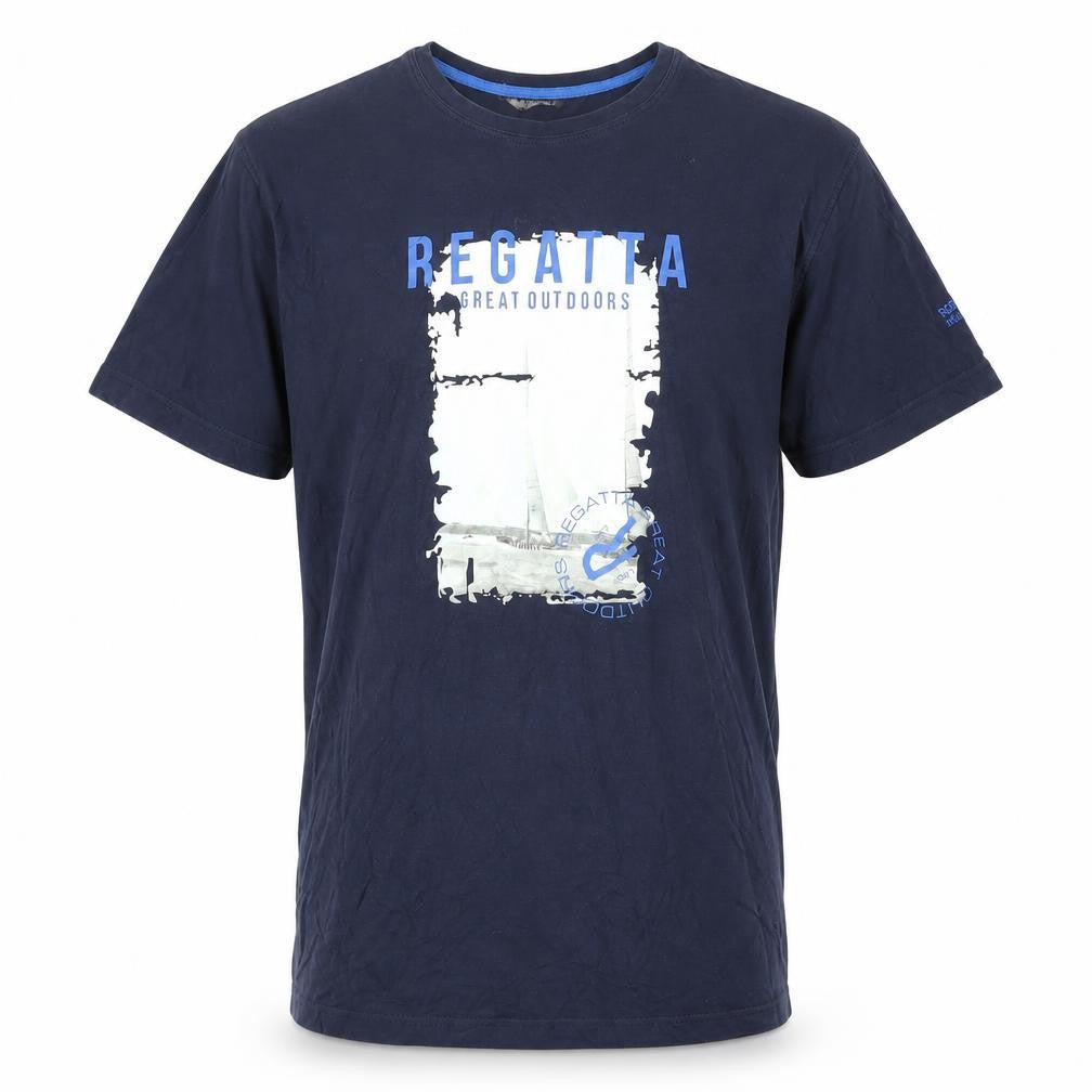Regatta Men's Blue Graphic Print T-Shirt, M