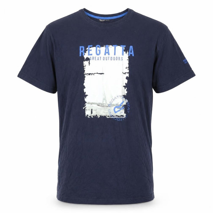 Regatta Men's Blue Graphic Print T-Shirt, M