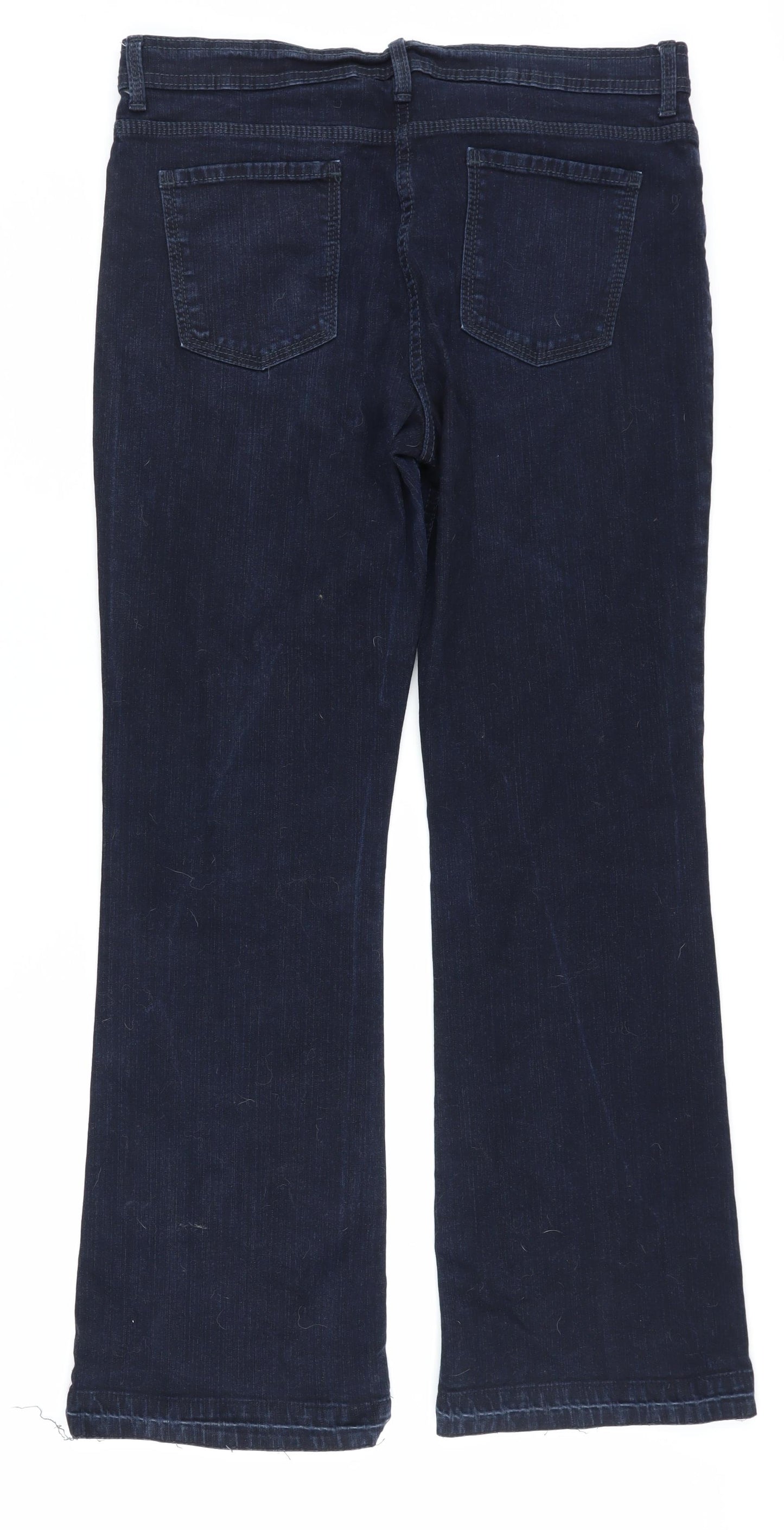 Marks and Spencer Women's Blue Regular Fit Jeans 14