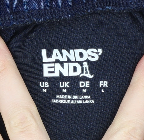 Lands' End Women's Blue Denim Trousers, M, Casual