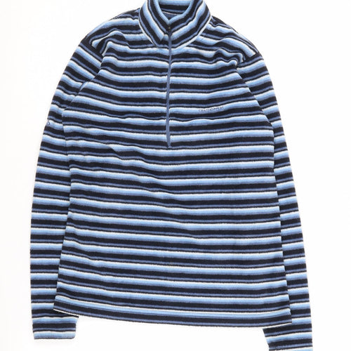 Craghoppers Women's Blue Striped Sweatshirt Size 10