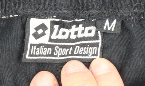 Lotto Men's Black M Athletic Gym Shorts