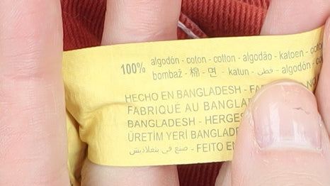 Bershka Women's Red A-Line Denim Skirt Size 10