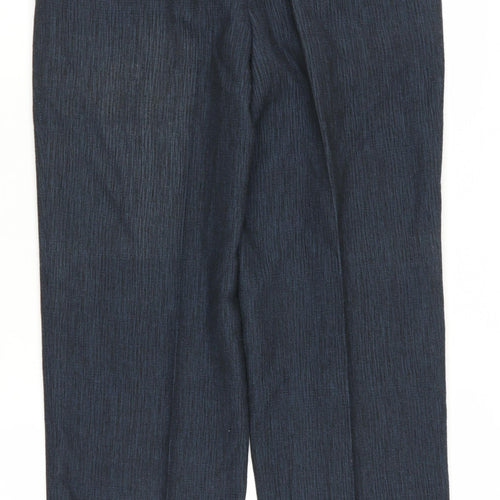 Pierre Cardin Men's Black Pleated Trousers 32L