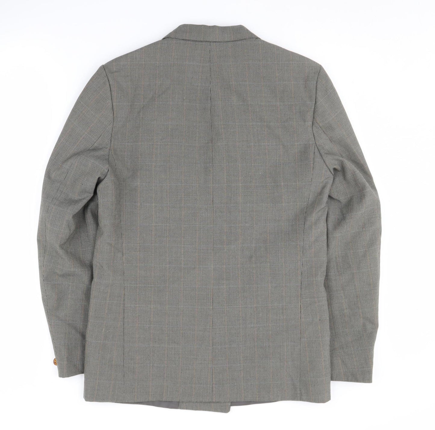Coaster Classics Grey Double-Breasted Men's Blazer 34