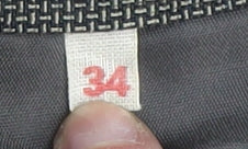 Coaster Classics Grey Double-Breasted Men's Blazer 34