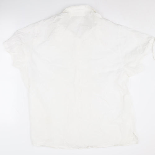 Ann Harvey Women’s Plus Size White Button-Up Shirt