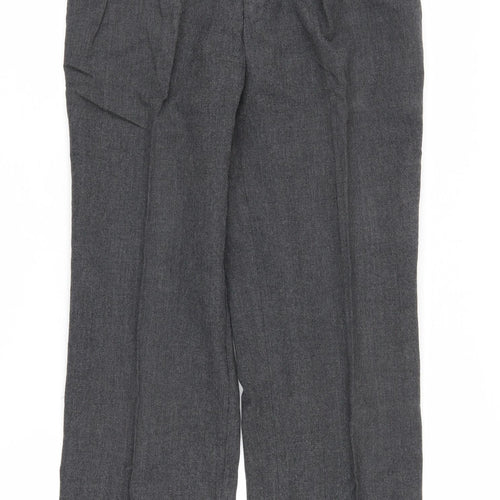 St Michael Men's Grey Wool Trousers, Size 32