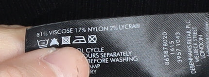 Principles Petite Black Cardigan, Size 14, Knit Style