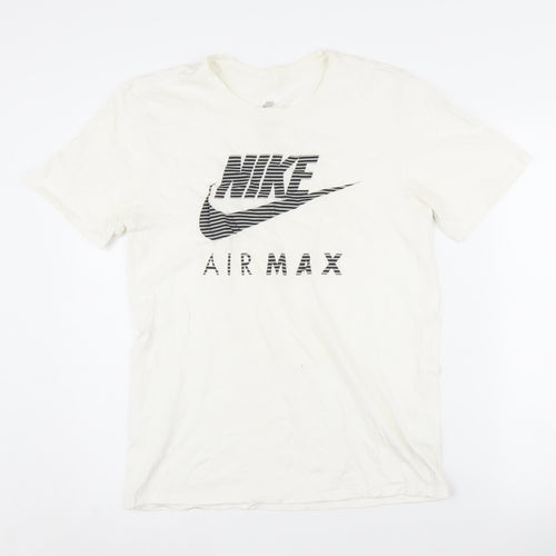 Nike Men’s White Air Max Graphic T-Shirt - Medium
