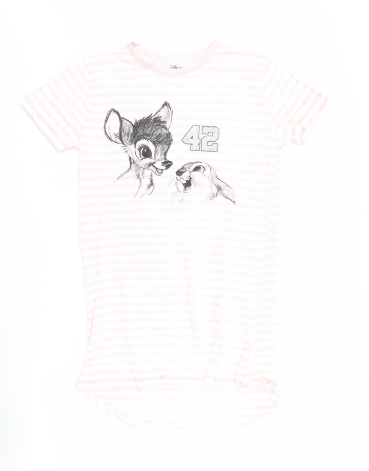Disney Pink Striped Nightshirt S Women’s Sleepwear