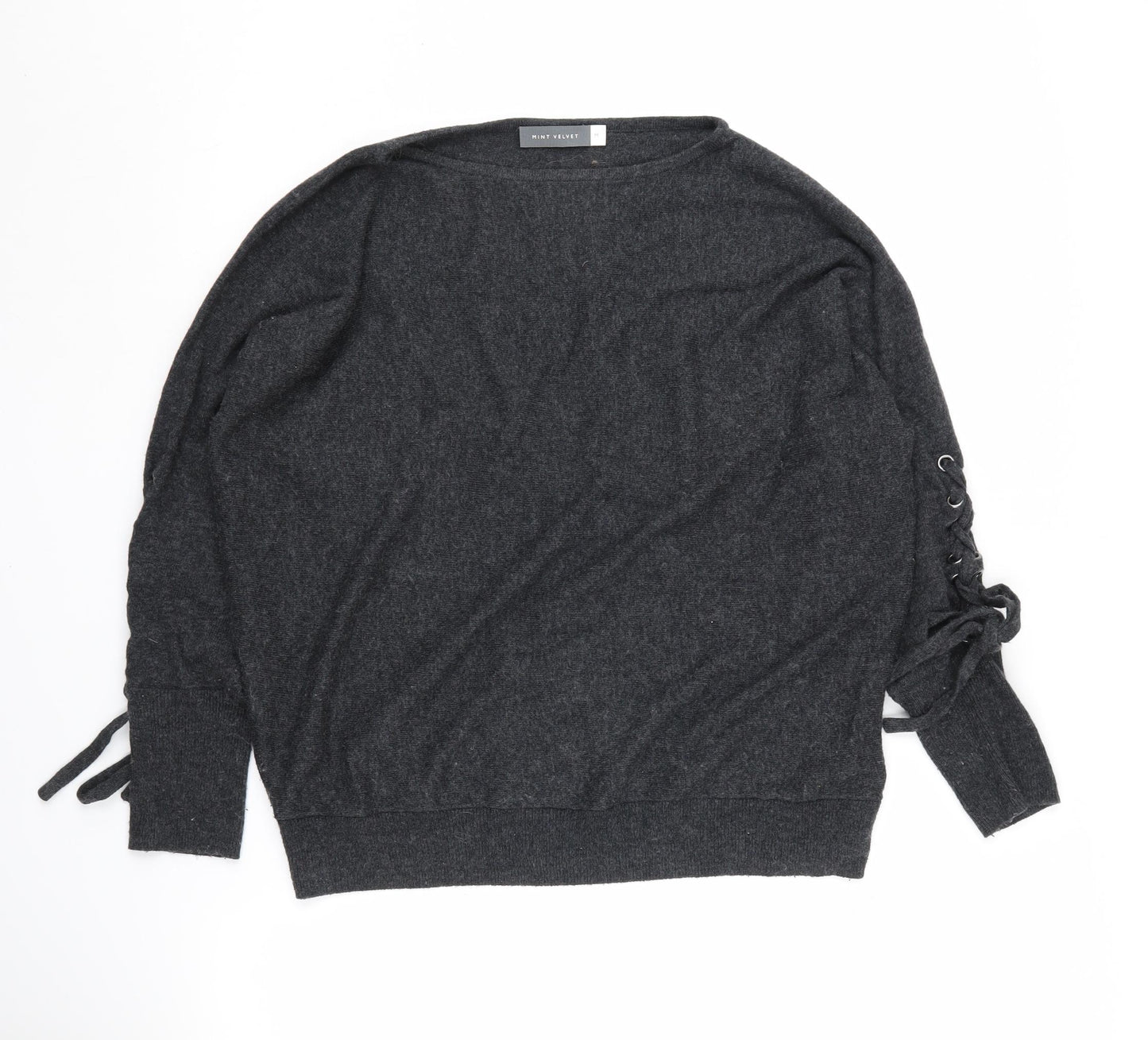 Mint Velvet Women's Black Boat Neck Jumper M