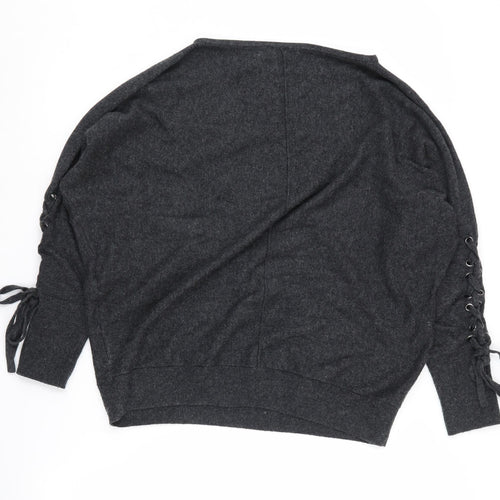 Mint Velvet Women's Black Boat Neck Jumper M