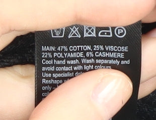 Mint Velvet Women's Black Boat Neck Jumper M