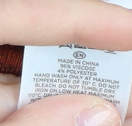 Hobbs Women's Orange Jumper Medium