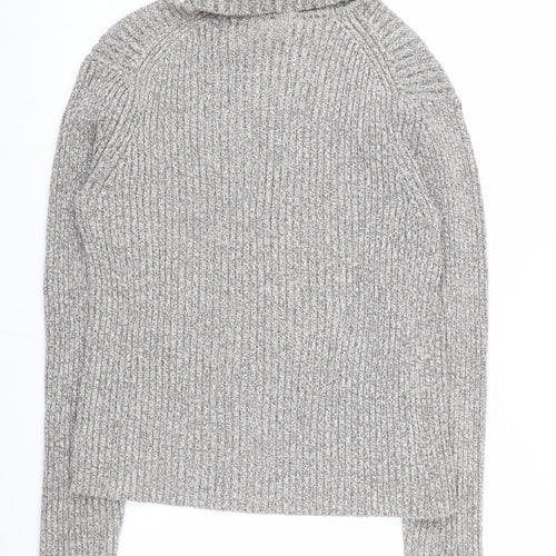 GAP Women's Grey Roll Neck Pullover Jumper, M