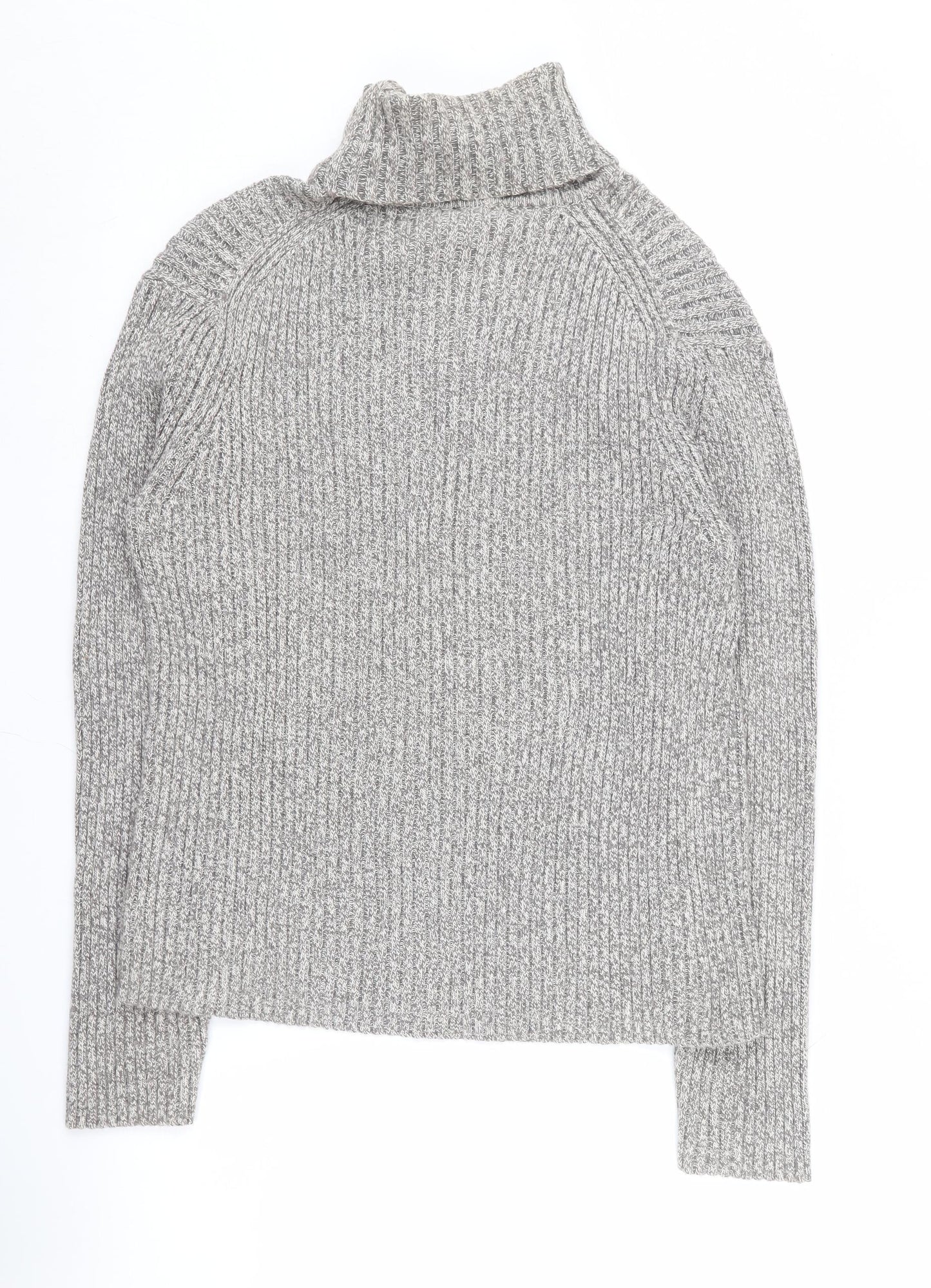 GAP Women's Grey Roll Neck Pullover Jumper, M