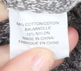 GAP Women's Grey Roll Neck Pullover Jumper, M