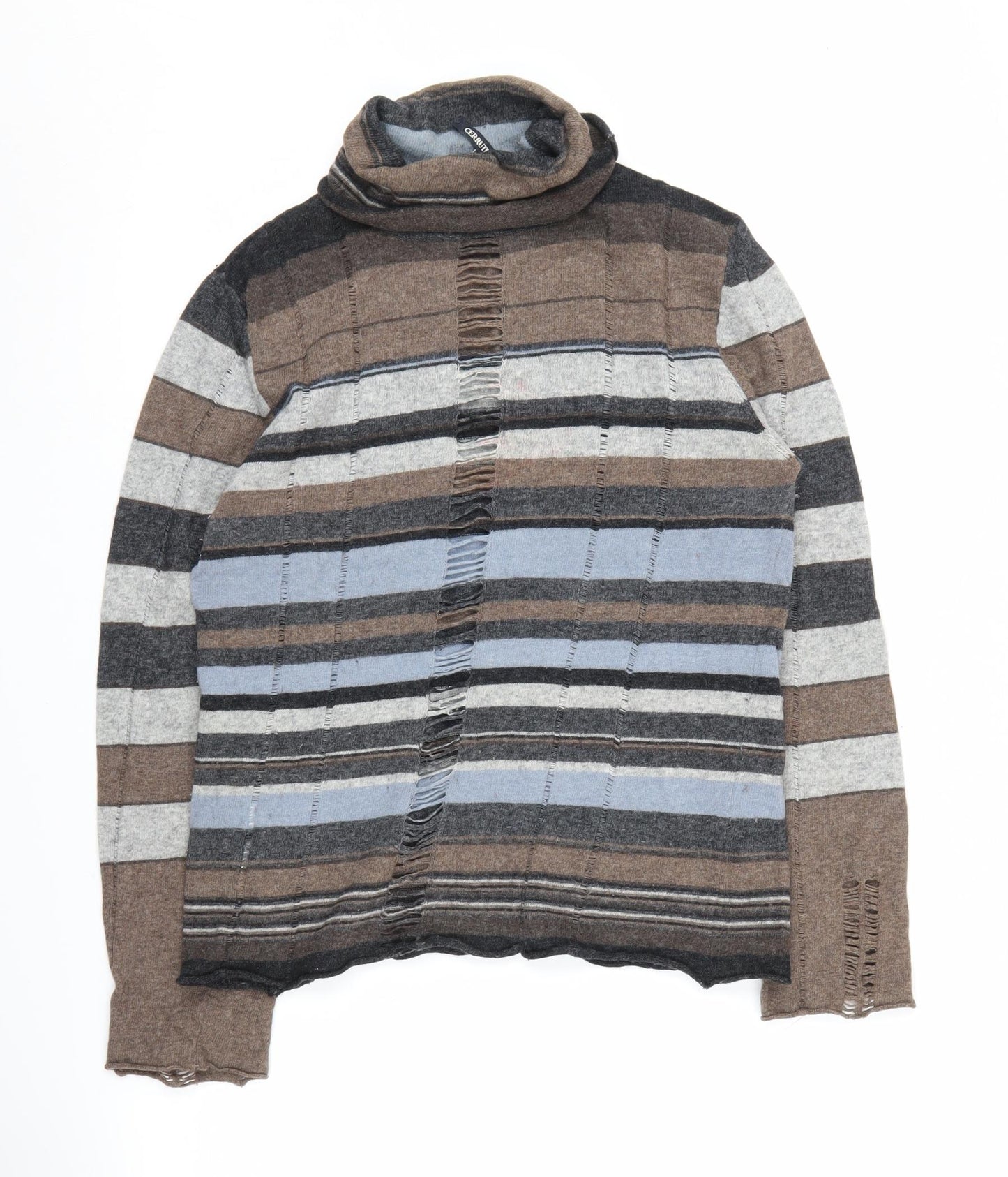 Cerruti Women's Multicoloured Roll Neck Jumper M