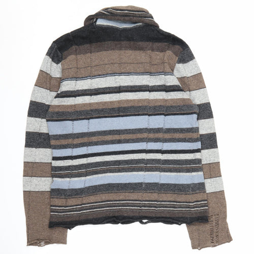 Cerruti Women's Multicoloured Roll Neck Jumper M