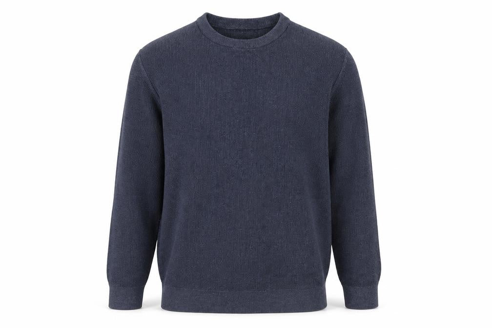 Mango Men's Blue Crew Neck Pullover Jumper L