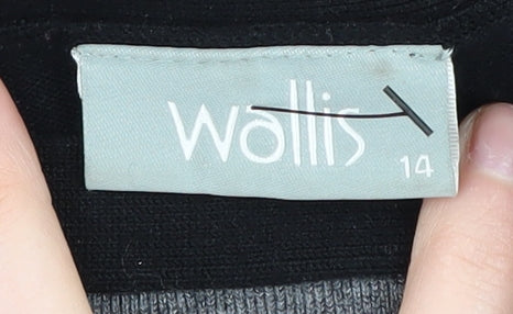 Wallis Women's Multicoloured Geometric Pullover Jumper Size 14