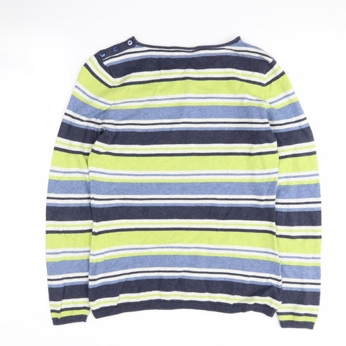 Seasalt Cornwall Women's Multicoloured Striped Jumper Size 10