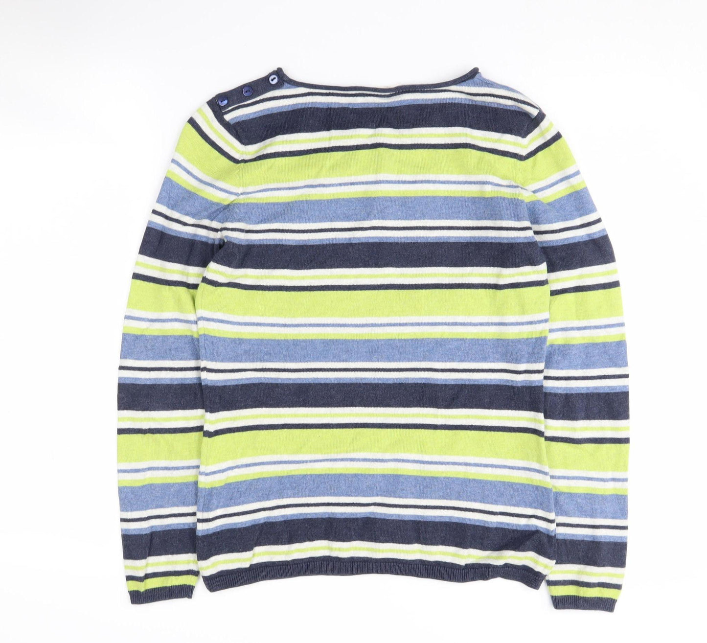 Seasalt Cornwall Women's Multicoloured Striped Jumper Size 10