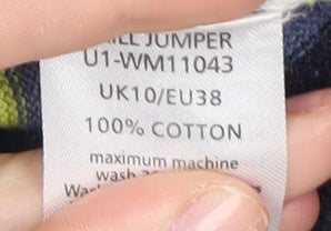 Seasalt Cornwall Women's Multicoloured Striped Jumper Size 10