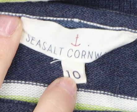 Seasalt Cornwall Women's Multicoloured Striped Jumper Size 10