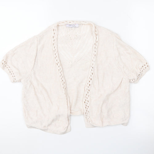 Marks and Spencer Women Ivory Cardigan Size 14
