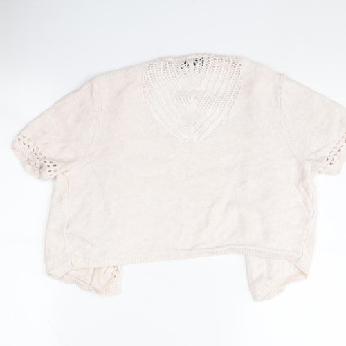 Marks and Spencer Women Ivory Cardigan Size 14