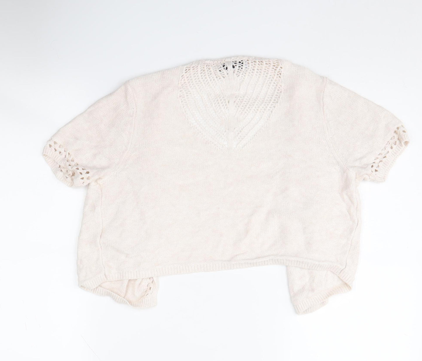 Marks and Spencer Women Ivory Cardigan Size 14