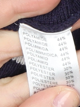 Sweewe Women's Blue Striped Pullover Jumper, Size S