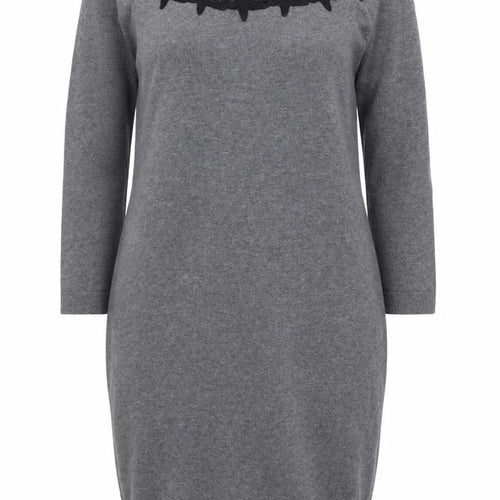 Clements Ribeiro Women's Grey 3/4 Sleeve Dress - Size 12