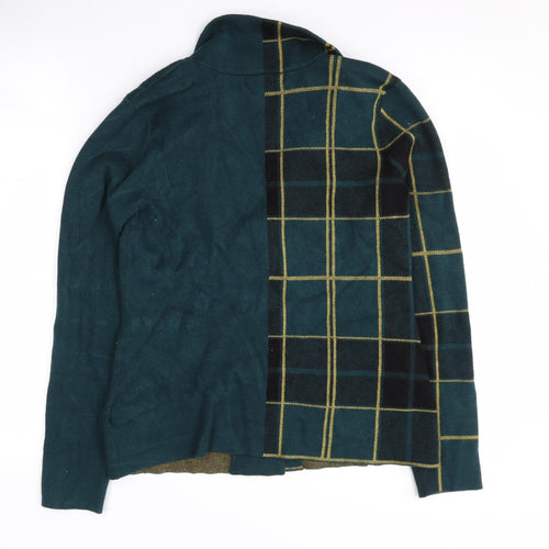 Tahari Women's Green Check Blazer Size S