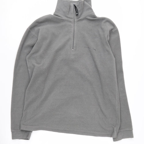 Trespass Men's Grey 1/4 Zip Fleece Sweatshirt S