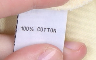 Country Rose Women Yellow Polo Shirt, Size S, Floral Check